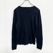 LAUREN RALPH LAUREN コットン ニットセーター Lサイズ ラルフローレン レディース ネイビー 古着卸 アメリカ仕入 t2203-3386_画像6