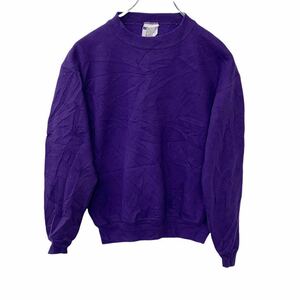 JERZEES plain sweat lady's L size degree purple old clothes . America buying up t2203-3207