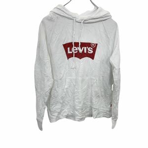 Levi's プルオーバーロゴパーカー Mサイズ リーバイス ホワイト 古着卸 アメリカ仕入 t2202-3272