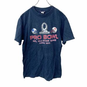 Reebok 半袖プリントTシャツ Mサイズ NFL リーボック ネイビー 古着卸 アメリカ仕入 t2206-4347