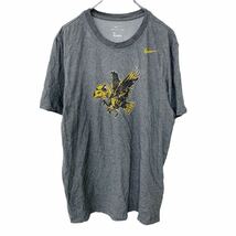 NIKE 半袖プリントTシャツ XLサイズ ナイキ ビッグサイズ DRI-FIT スポーツブランド ダークグレー 古着卸 アメリカ仕入 t2206-4274_画像1