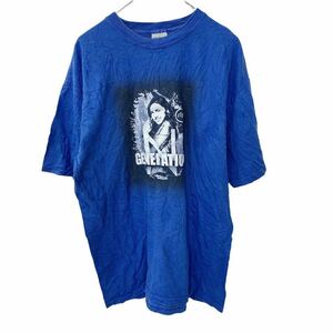 COMFORT COLORS 半袖プリントTシャツ Lサイズ ブルー 古着卸 アメリカ仕入 t2206-4267