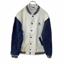 SUNSHINE School Uniforms スタジャン Mサイズ サンシャイン USA製 グレー ネイビー 古着卸 アメリカ仕入 t2201-4551_画像1