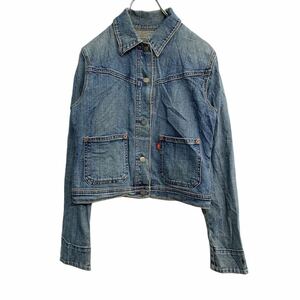 Levi's デニムジャケット Sサイズ リーバイス レディース ライトインディゴ 古着卸 アメリカ仕入 t2201-3005