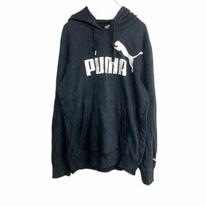 PUMA プルオーバーパーカー Sサイズ プーマ ブラック 古着卸 アメリカ仕入 t2112-3533