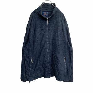 Wind YACHTLNG CLUB ジップアップ フリースジャケット 3XL サイズ ビックサイズ ネイビー 古着卸 アメリカ仕入 t2112-4352