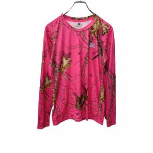 MOSSY OAK нижняя рубашка женский M размер настоящий tree розовый б/у одежда . America скупка t2206-3831
