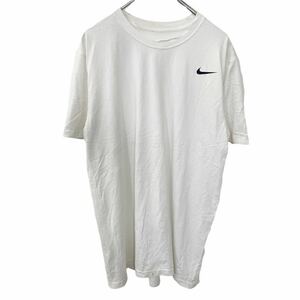 NIKE 半袖プリントTシャツ Lサイズ ナイキ スポーツブランド ホワイト 古着卸 アメリカ仕入 t2207-3542