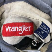 Wrangler 半袖シャツ Mサイズ ラングラー フラップポケット グレー 古着卸 アメリカ仕入 t2206-4498_画像9