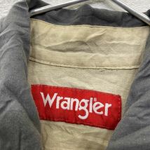 Wrangler 半袖シャツ Mサイズ ラングラー フラップポケット グレー 古着卸 アメリカ仕入 t2206-4498_画像4