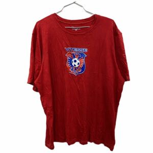 Champion プリントTシャツ XL チャンピオン VITESSE サッカー FC レッド 古着卸 アメリカ仕入 t2205-3336