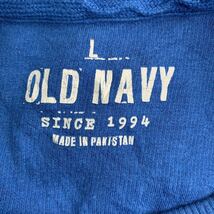 OLD NAVY 長袖 ロングTシャツ Lサイズ オールドネイビー ブルー 古着卸 アメリカ仕入 t2203-3704_画像8