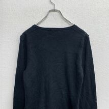 LAUREN RALPH LAUREN コットン ニットセーター Lサイズ ラルフローレン レディース ネイビー 古着卸 アメリカ仕入 t2203-3386_画像7