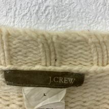 J.CREW セーター Lサイズ ニットセーター クルーネックニット ベージュ 古着卸 アメリカ仕入 t2203-3775_画像8