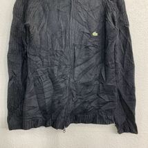 LACOSTE ジップアップ ニットジャケット Mサイズ ラコステ レディース ブラック 古着卸 アメリカ仕入 t2202-3587_画像3