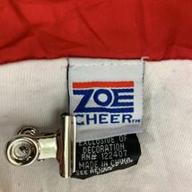 ZOE ジップアップジャケット Mサイズ レッド ホワイト 古着卸 アメリカ仕入 t2202-4617_画像8