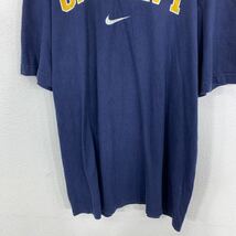 NIKE Tシャツ L 紺 ナイキ のスポーツ ワンポイント 古着卸 アメリカ仕入 t2109-3860_画像3