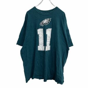 NFL 半袖 ロゴTシャツ 2XLサイズ ビックサイズ グリーン 古着卸 アメリカ仕入 t2206-4100
