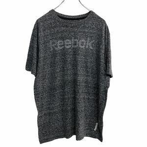 Reebok 半袖 ロゴTシャツ Lサイズ リーボック グレー 古着卸 アメリカ仕入 t2206-4177