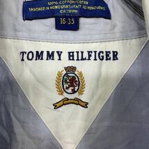 TOMMY HILFIGER 長袖シャツ XLサイズ トミーヒルフィガー ライトブルー ビックサイズ 古着卸アメリカ仕入 t2108-3124_画像7