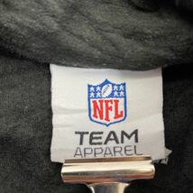 NFL TEAM APPAREL フリースジャケット M～ ブラック エヌエフエルチームアパレル ロゴ ワッペン アメフト 古着卸 アメリカ仕入 t2201-3447_画像8