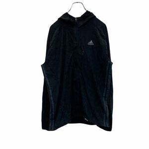 adidas спорт одежда L черный Adidas Zip выше нижнее бельё Logo f-ti- б/у одежда . America скупка t2201-4123