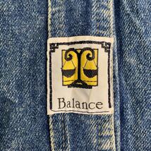 Balance デニムジャケット Mサイズくらい インディゴブルー 古着卸 アメリカ仕入 t2112-4150_画像8