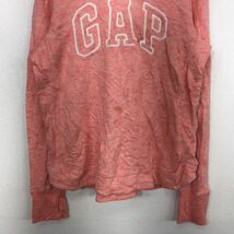 GAP スウェットパーカー レディース M ピンク ギャップ ロゴ トレーナー フーディー 古着卸 アメリカ仕入 t2112-3789_画像3