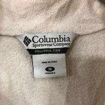 Columbia フリースジャケット Mサイズ コロンビア レディース アウトドア ホワイト 古着卸 アメリカ仕入 t2110-4706_画像7