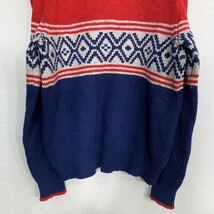 GAP ニットセーター XLサイズ ギャップ キッズ レッド ネイビー 古着卸 アメリカ仕入 t2110-3364_画像7