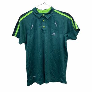 adidas ポロシャツ レディース XLサイズ クライマライト 吸汗性 スポーツ グリーン 古着卸 アメリカ仕入 t2206-3658