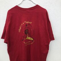 GILDAN 半袖Tシャツ　XLサイズ　ギルダン　レッド　ビックサイズ　プリント　古着卸 アメリカ仕入 t2206-3519_画像7