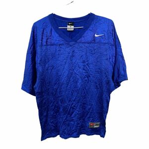 NIKE ゲームシャツ レディース XLサイズ ナイキ スポーツ メッシュ ブルー 古着卸 アメリカ仕入 t2206-3667