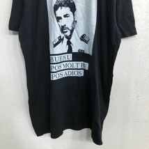 半袖 プリントTシャツ Lサイズくらい Vネック ブラック 古着卸 アメリカ仕入 t2206-3742_画像4