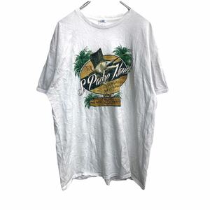 DELTA PRO WEIGHT 半袖 プリントTシャツ XLサイズ ホワイト 古着卸 アメリカ仕入 t2206-3722