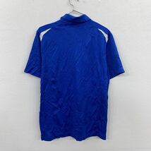 NIKE ポロシャツ Mサイズ ドライフィット ゴルフ 吸汗性 ブルー 古着卸 アメリカ仕入 t2206-3450_画像5
