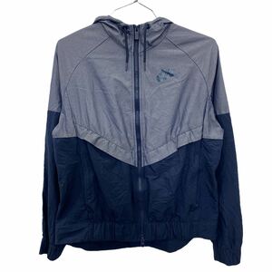 NIKE ナイロンジャケット Sサイズ ナイキ ナイロンパーカー スポーツ ブルー ネイビー 古着卸 アメリカ仕入 t2207-3168