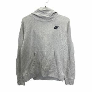 NIKE パーカー レディース Mサイズ ナイキ ロゴスウェット フーディー グレー 古着卸 アメリカ仕入 t2207-3159