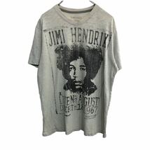 半袖 プリントTシャツ Lサイズ Vネック ライトグレー 古着卸 アメリカ仕入 t2206-3856_画像2