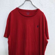 POLO RALPH LAUREN 半袖 ロゴTシャツ XLサイズ ポロラルフローレン レッド 古着卸 アメリカ仕入 t2207-3393_画像2