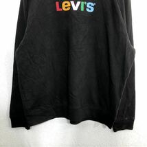 Levi's スウェットトレーナー Mサイズ リーバイス レディース ブラック 古着卸 アメリカ仕入 t2207-3598_画像3