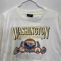 GALAXY プリントTシャツ XLサイズ ギャラクシー WASHINGTON ワシントン ホワイト 古着卸 アメリカ仕入 t2207-3844_画像2