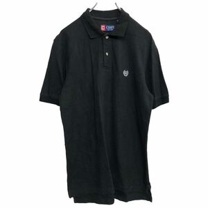CHAPS polo-shirt with short sleeves S size chaps black old clothes . America buying up t2207-3914