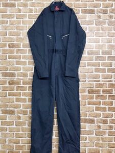 Dickies ツナギ W36 サイズ表記42 XX LONG ディッキーズ ネイビー タロンジップ 古着卸アメリカ仕入 t2010-4397