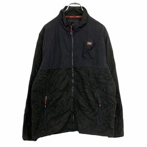 lee cooper フリースジャケット L ブラック リークーパー ナイロン フリース 古着卸 アメリカ仕入 t2111-4771