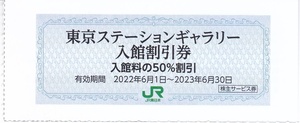 ■即決■１～９枚有■東京ステーションギャラリー入館５０%割引券■～２０２３／６／３０