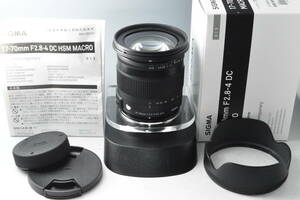 #7975 【美品】 SIGMA シグマ 17-70mm F2.8-4 DC MACRO OS HSM NA Nikon ニコン用