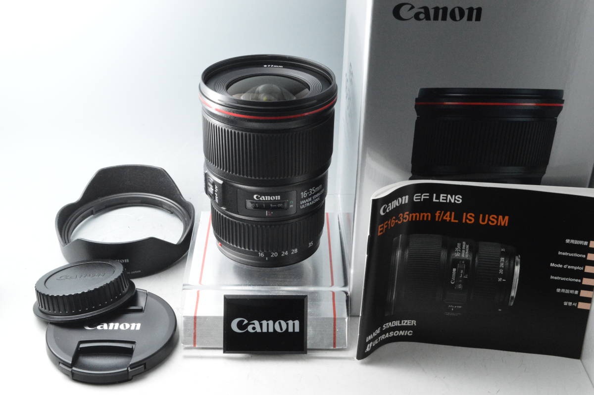 CANON EF16-35mm F4L IS USM オークション比較 - 価格.com