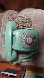  Showa Retro NTT 601-A2 dial type telephone machine #y5