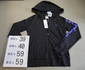 アディダス adidas AA1423 AAQ67 Tracksuit リニアジャケット レディース 黒 OT 167-173cm 87-91cm レターパック OK